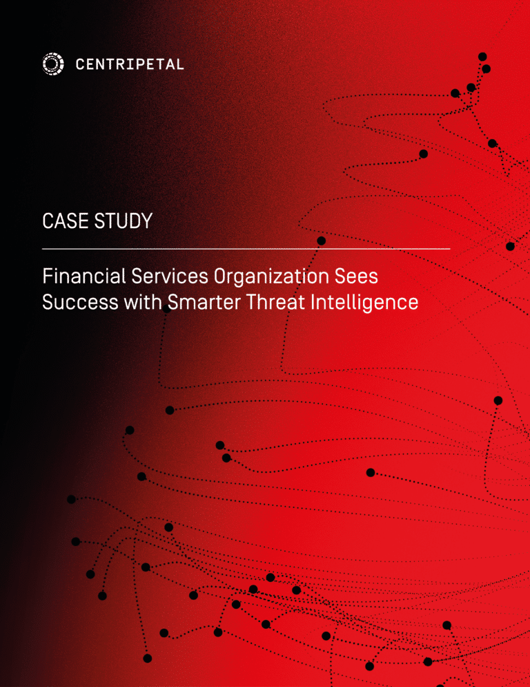 Centripetal, threat intelligence, finance